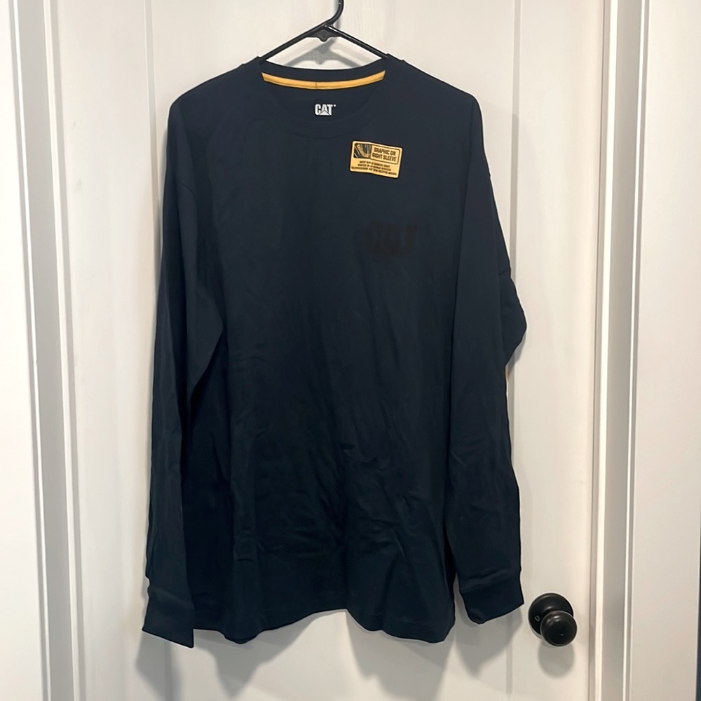 CAT long sleeve shirt.